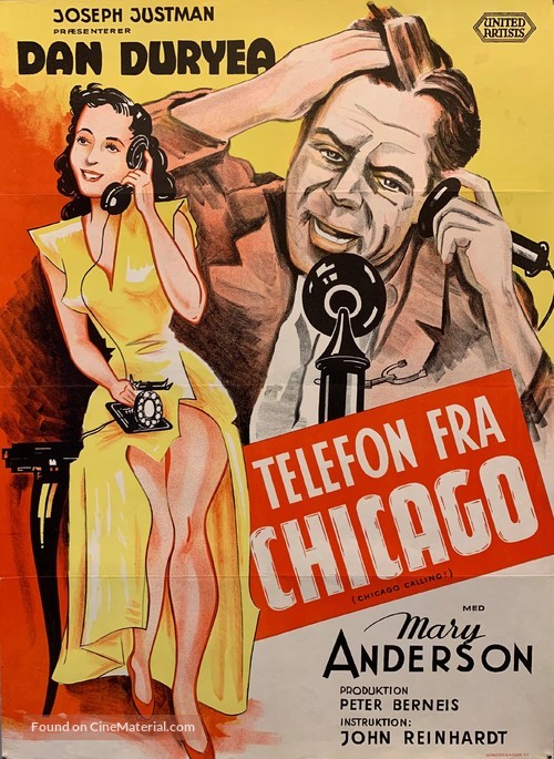Chicago Calling - Danish Movie Poster