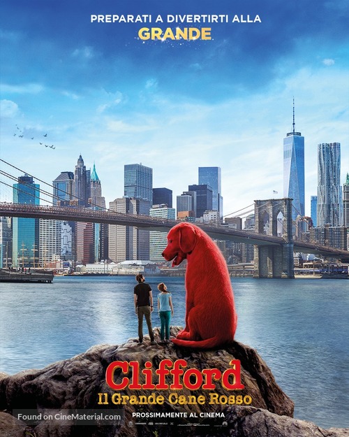 Clifford the Big Red Dog - Italian Movie Poster