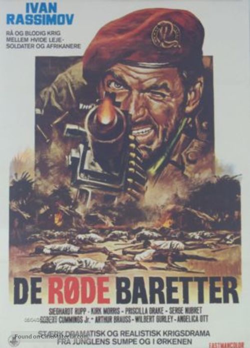 Sette baschi rossi - Danish Movie Poster