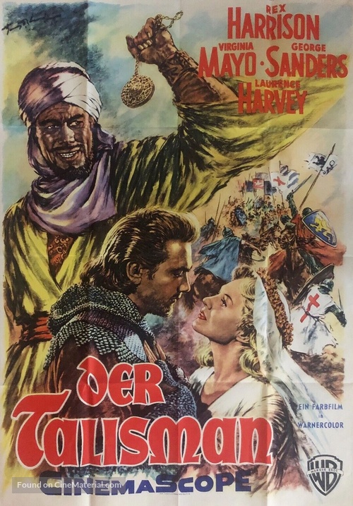 King Richard and the Crusaders - German Movie Poster