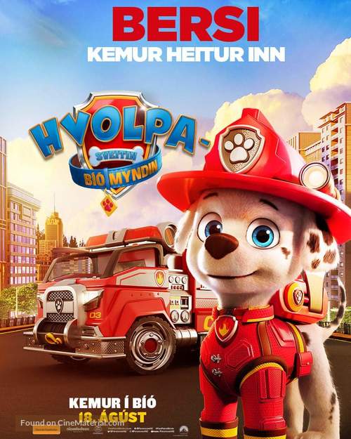 Paw Patrol: The Movie - Icelandic poster