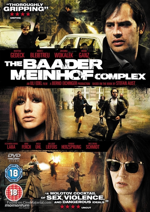 Der Baader Meinhof Komplex - British DVD movie cover