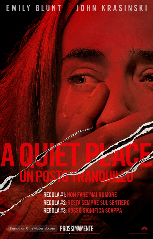 A Quiet Place - Italian Movie Poster