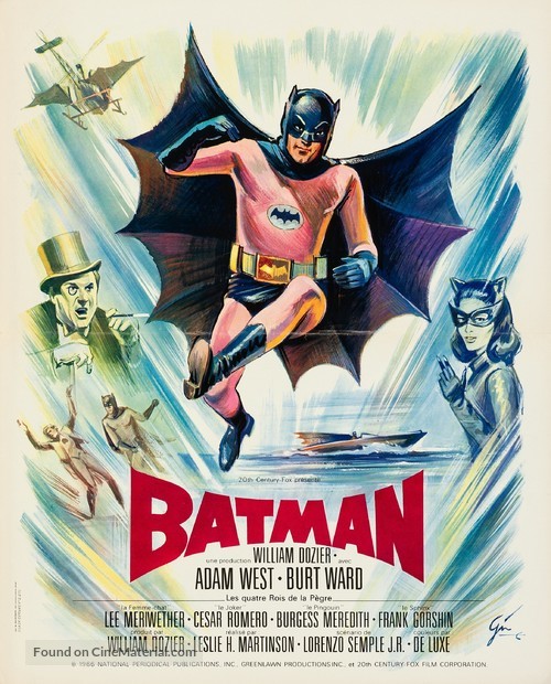 &quot;Batman&quot; - French Movie Poster