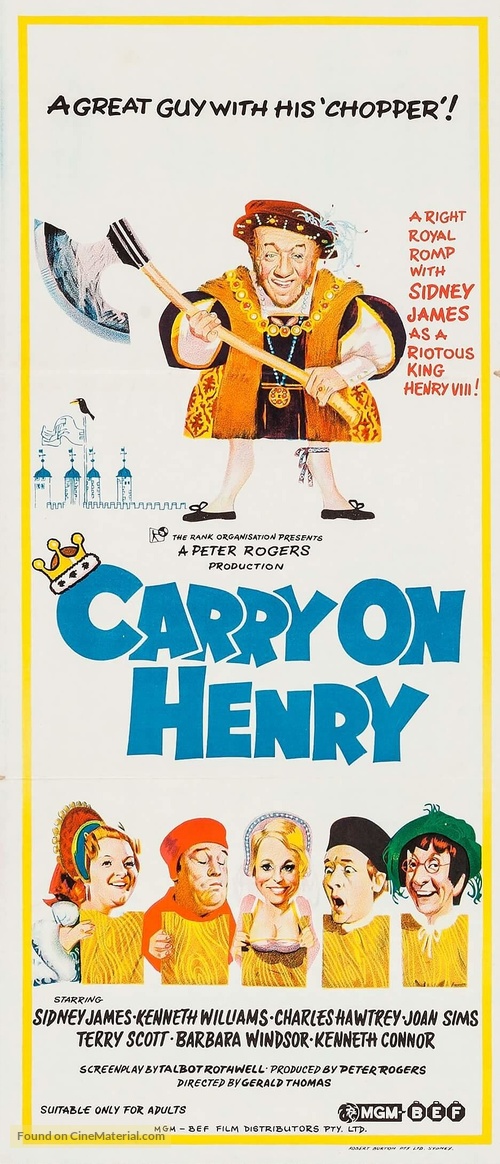 Carry on Henry - Australian Movie Poster