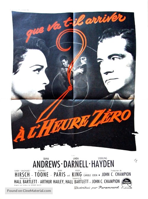 Zero Hour! - French Movie Poster