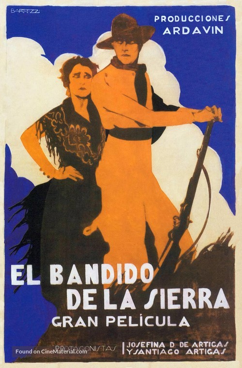 El bandido de la sierra - Spanish Movie Poster