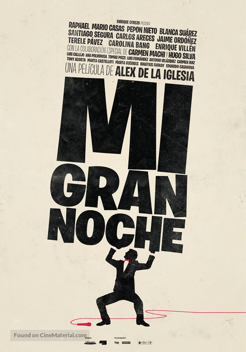 Mi gran noche - Spanish Movie Poster