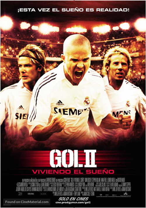 Goal! 2: Living the Dream... - Spanish Movie Poster
