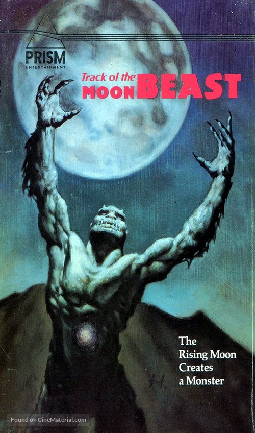 Track of the Moon Beast - VHS movie cover