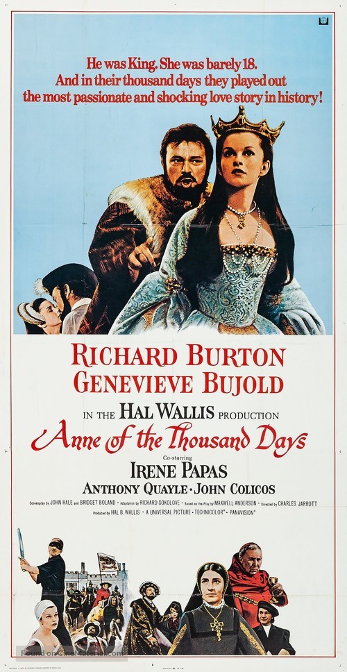 Anne of the Thousand Days - Movie Poster