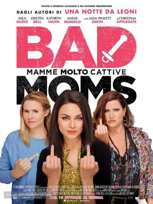 Bad Moms - Italian Movie Poster