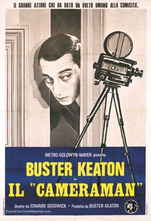 The Cameraman - Italian Movie Poster