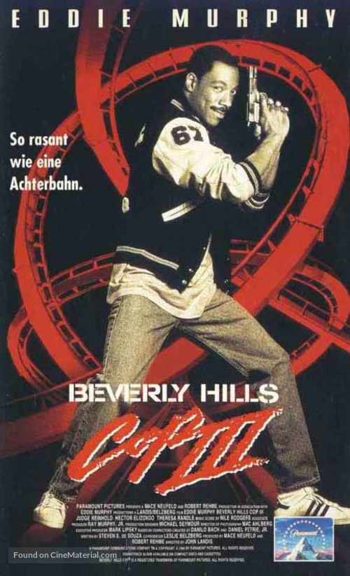 Beverly Hills Cop 3 - German VHS movie cover