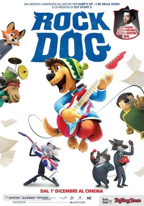 Rock Dog - Italian Movie Poster