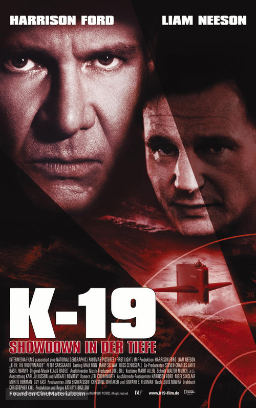 K19 The Widowmaker - German Movie Poster