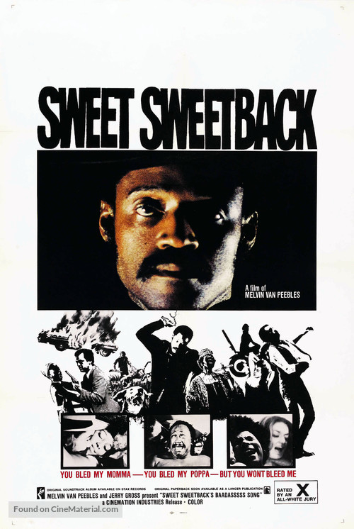 Sweet Sweetback&#039;s Baadasssss Song - Movie Poster