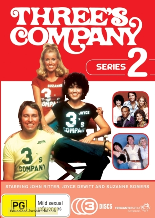 &quot;Three&#039;s Company&quot; - Australian DVD movie cover