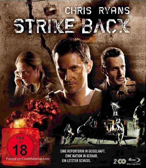 &quot;Strike Back&quot; - German Blu-Ray movie cover