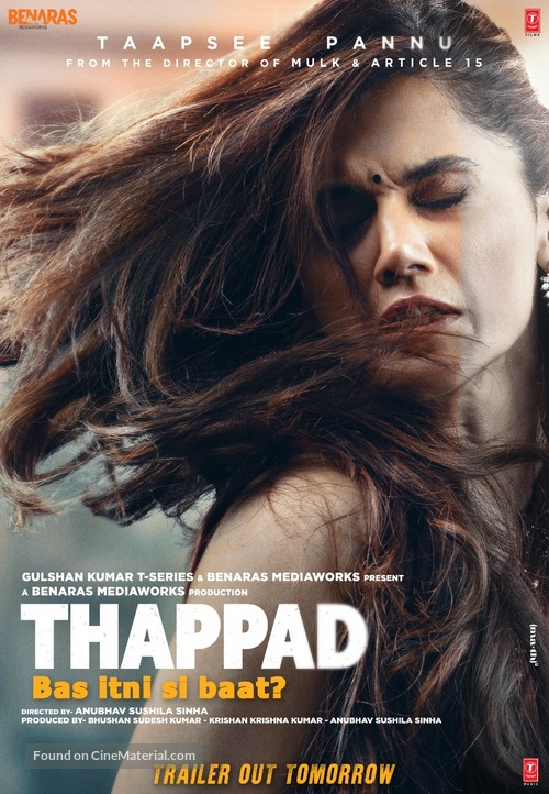 Thappad - Indian Movie Poster