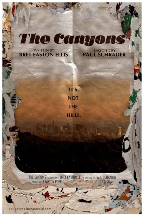 The Canyons - Movie Poster