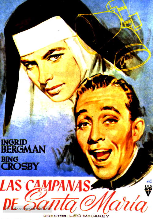 The Bells of St. Mary&#039;s - Spanish Movie Poster