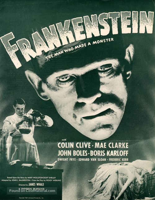 Frankenstein - poster