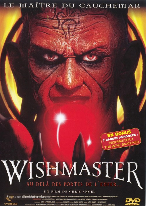 Wishmaster 3: Beyond the Gates of Hell - French DVD movie cover