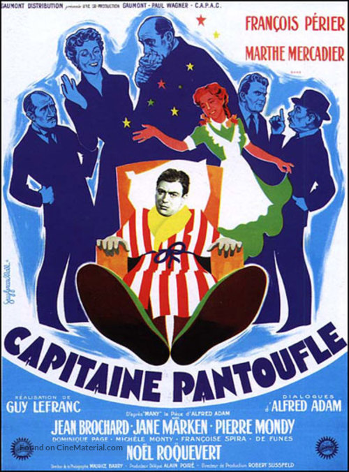 Capitaine Pantoufle - French Movie Poster