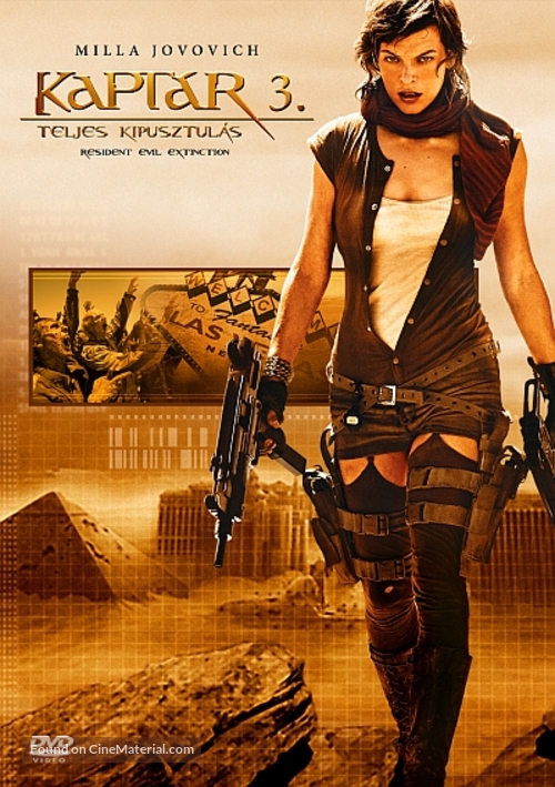 Resident Evil: Extinction - Hungarian Movie Cover