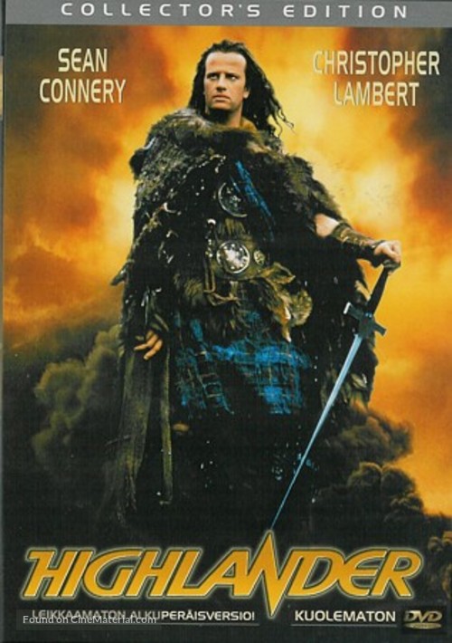 Highlander - Finnish DVD movie cover