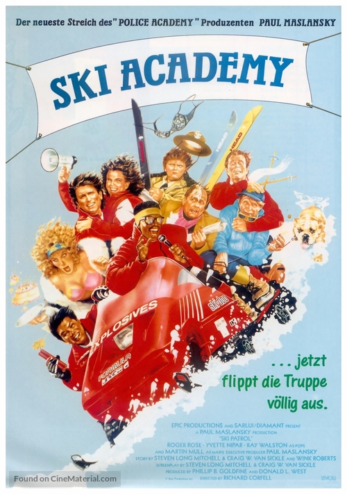 Ski Patrol - German Movie Poster