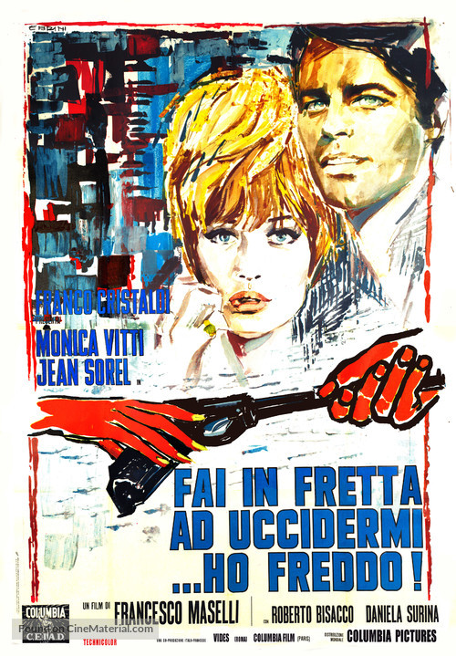 Fai in fretta ad uccidermi... ho freddo! - Italian Movie Poster