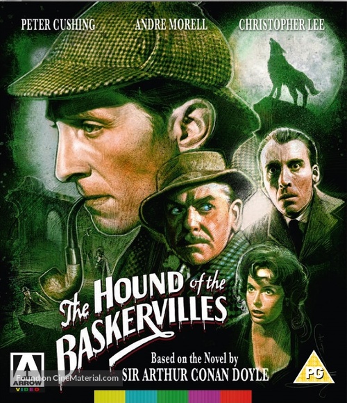 The Hound of the Baskervilles - British Blu-Ray movie cover
