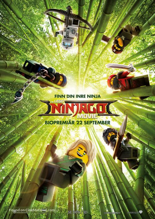 The Lego Ninjago Movie - Swedish Movie Poster