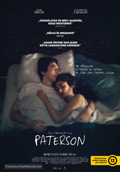 Paterson - Hungarian Movie Poster