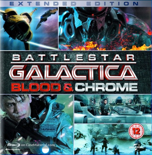 Battlestar Galactica: Blood &amp; Chrome - British Movie Cover