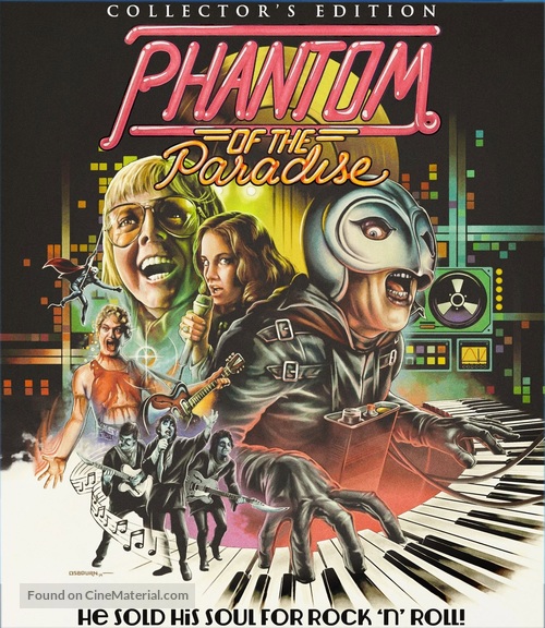 Phantom of the Paradise - Blu-Ray movie cover