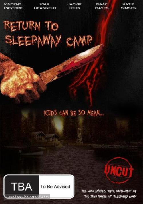 Return to Sleepaway Camp - Australian DVD movie cover