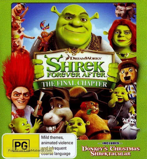 Shrek Forever After - Australian Blu-Ray movie cover