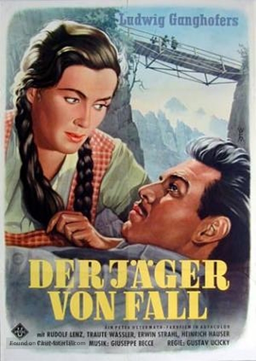 Der J&auml;ger von Fall - German Movie Poster