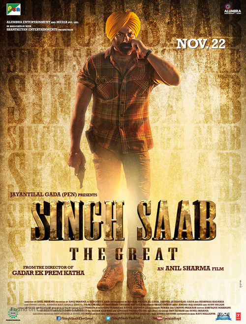 Singh Saab the Great - Indian Movie Poster