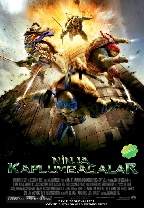 Teenage Mutant Ninja Turtles - Turkish Movie Poster