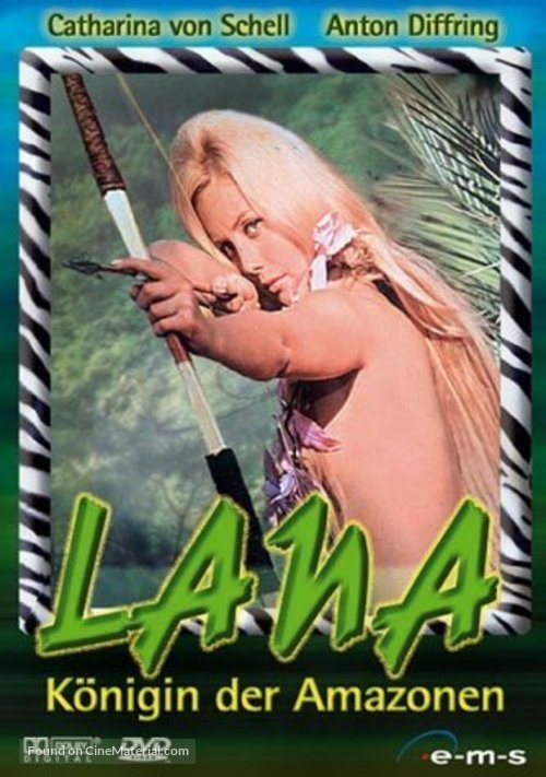 Lana - K&ouml;nigin der Amazonen - German DVD movie cover