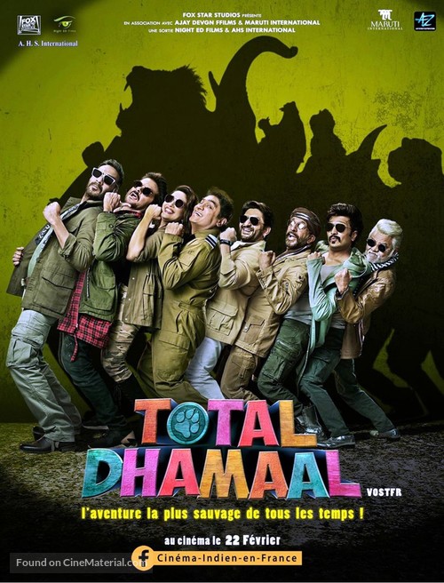 Total Dhamaal - French Movie Poster