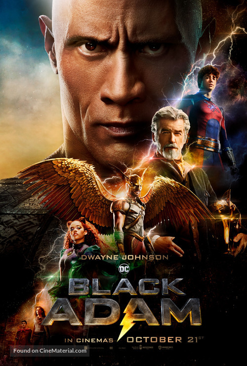 Black Adam - Irish Movie Poster