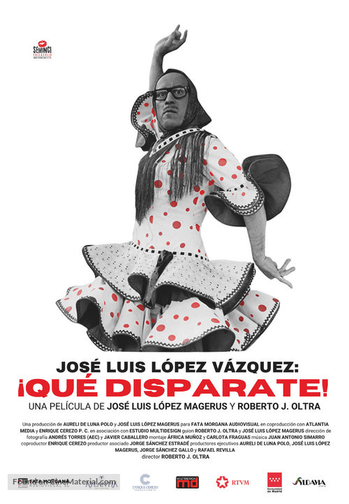 Jos&eacute; Luis L&oacute;pez V&aacute;zquez. &iexcl;Qu&eacute; disparate! - Spanish Movie Poster