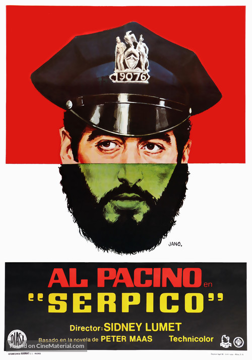 Serpico - Spanish Movie Poster