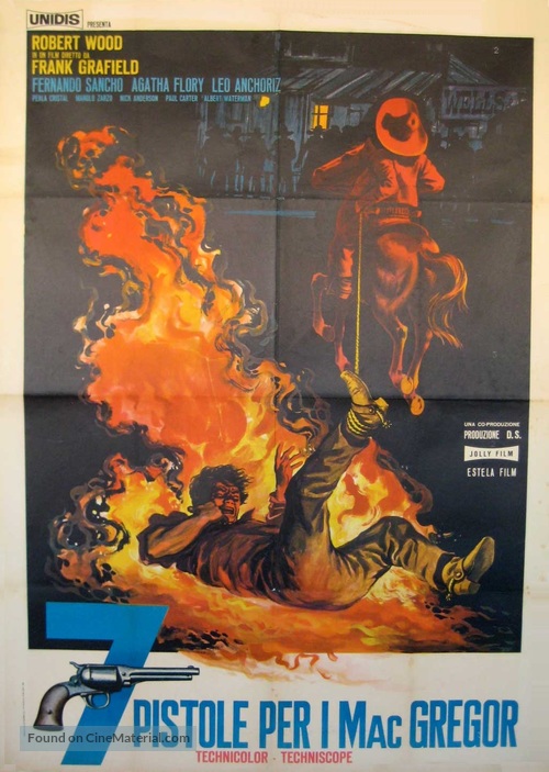 Sette pistole per i MacGregor - Italian Movie Poster