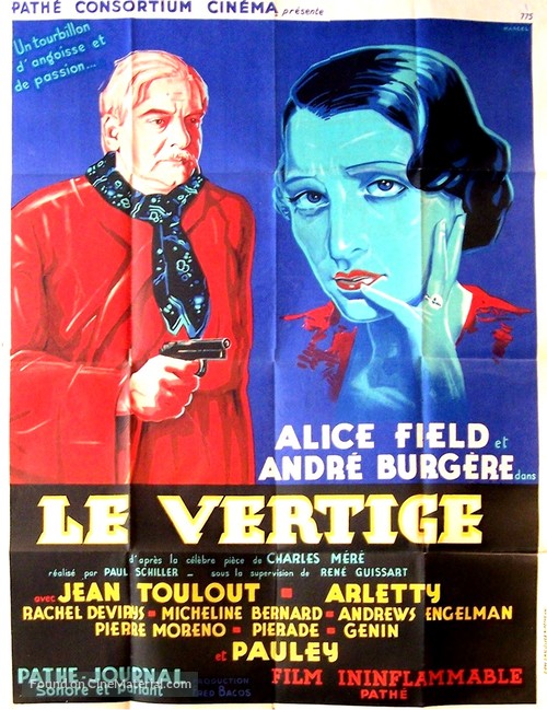 Le vertige - French Movie Poster